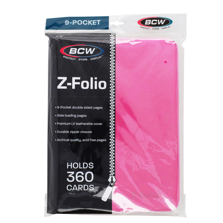 Z-Folio 9-Pocket Album - Pink