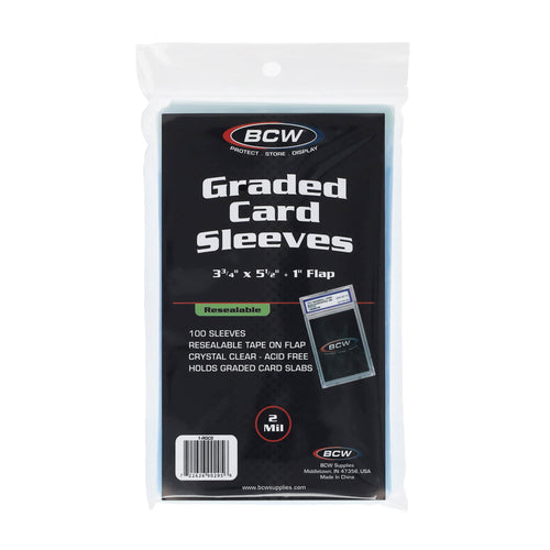 Resealable Graded Card Sleeves (100ct)