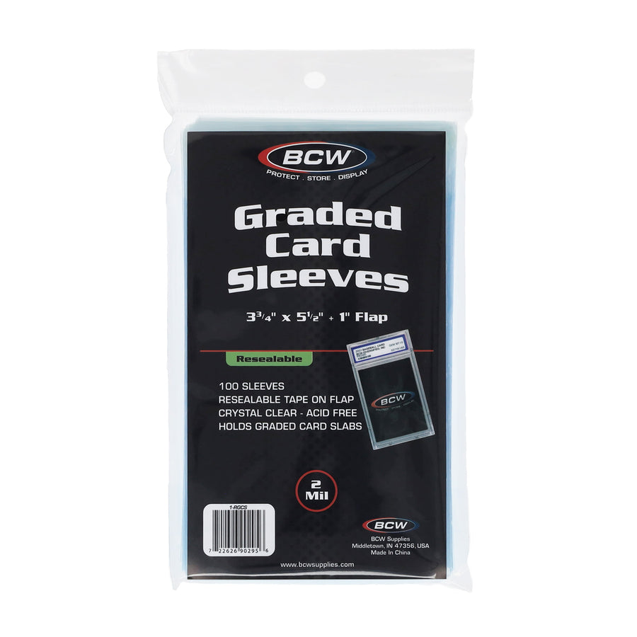 Resealable Graded Card Sleeves (100ct)