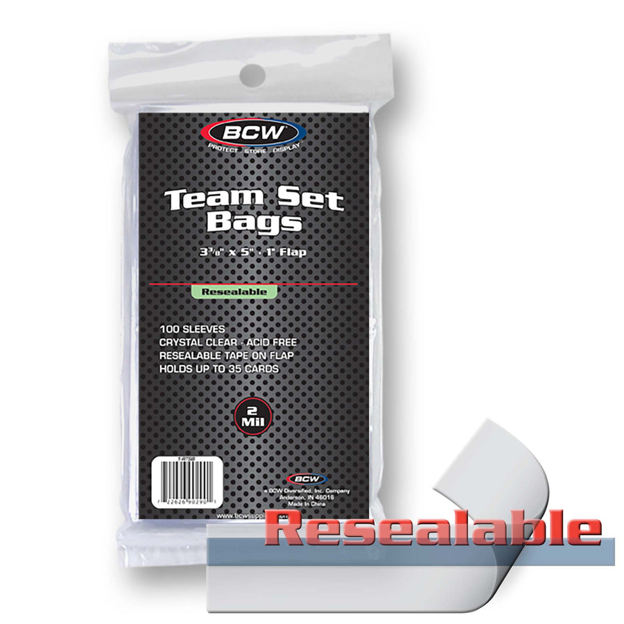 Resealable Team Set Bags (100ct)