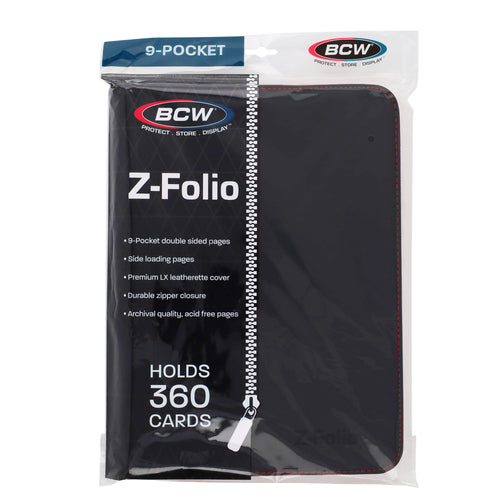 Z-Folio 9-Pocket Album - Black
