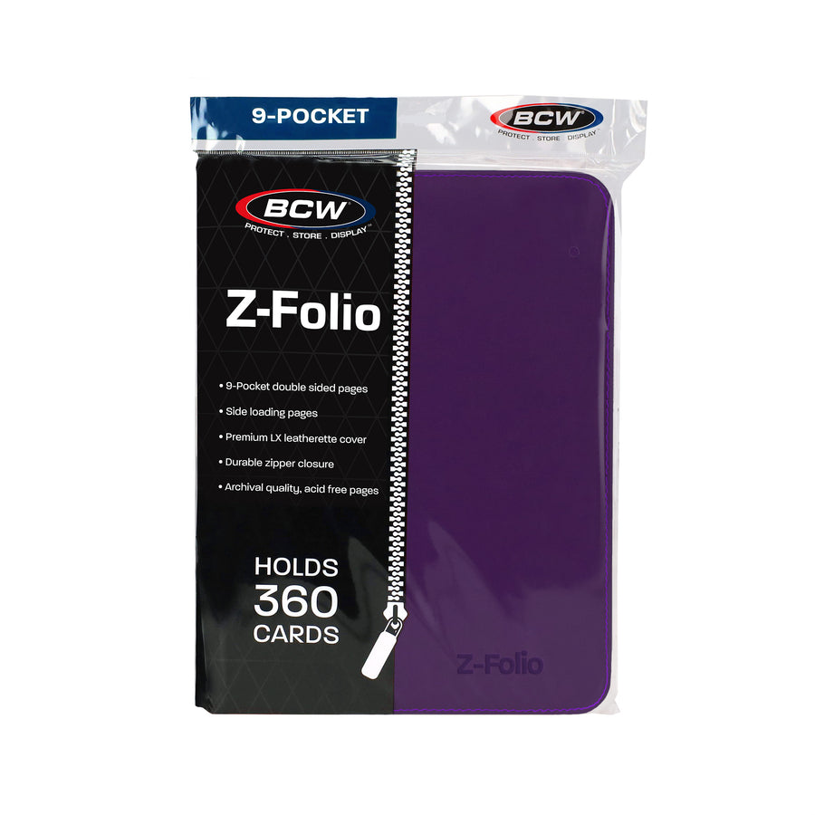 Z-Folio 9-Pocket Album - Purple