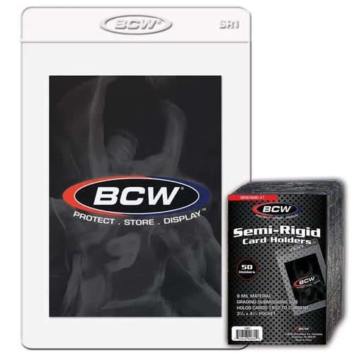 BCW Semi-Rigid Card Holder (50ct)